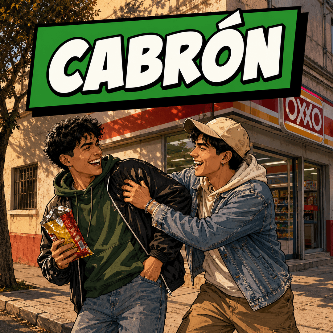 cabrón — Mexican Spanish for Tough guy. Bastard. (Can be insult or term of endearment depending on tone.)